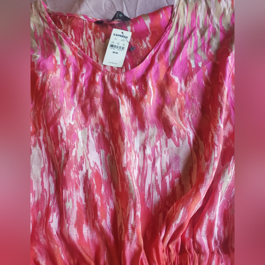 Nwt Express Pink Top Size M